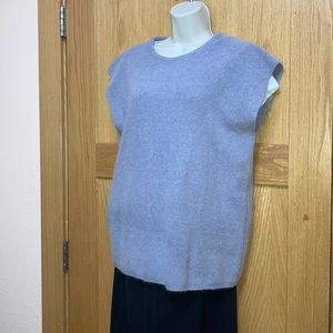 Super soft! Periwinkle wool blend Vintage vest